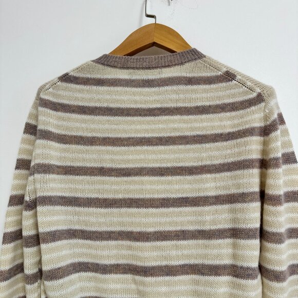 LORO PIANA Striped cashmere cardigan - Picture 8 of 10